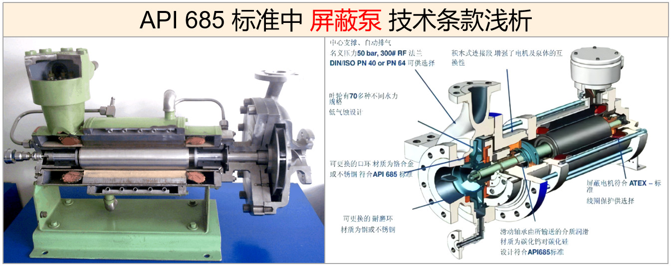 API 685 标准中屏蔽泵技术条款浅析